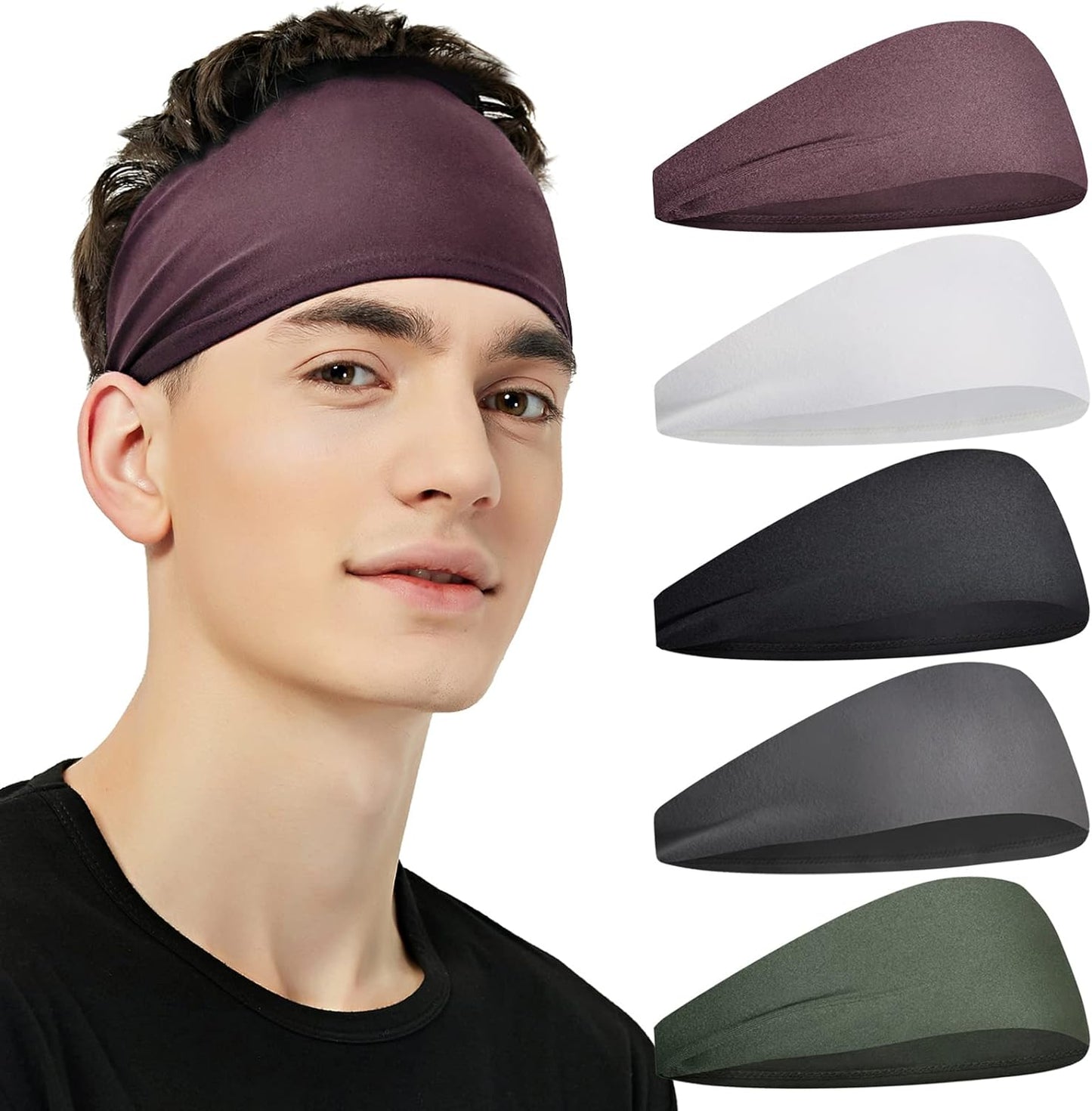 Men’s Moisture-Wicking Sports Headbands