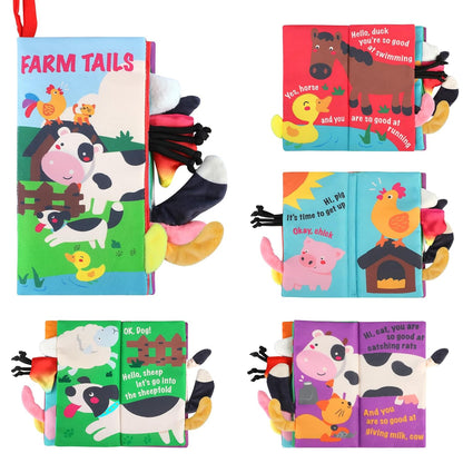 Infant touch and feel cloth book