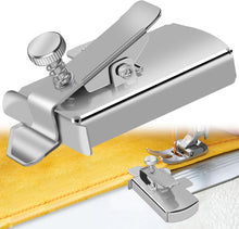 Magnetic seam guide for sewing machines