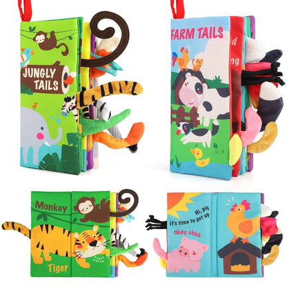 Infant touch and feel cloth book