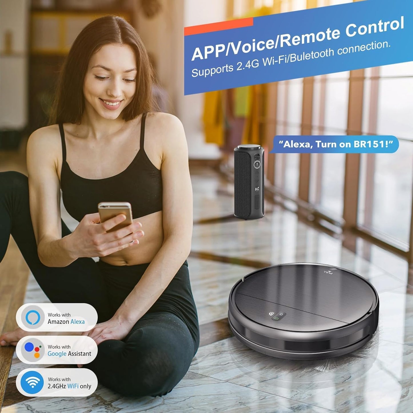MAMNV Robot Vacuum Mop