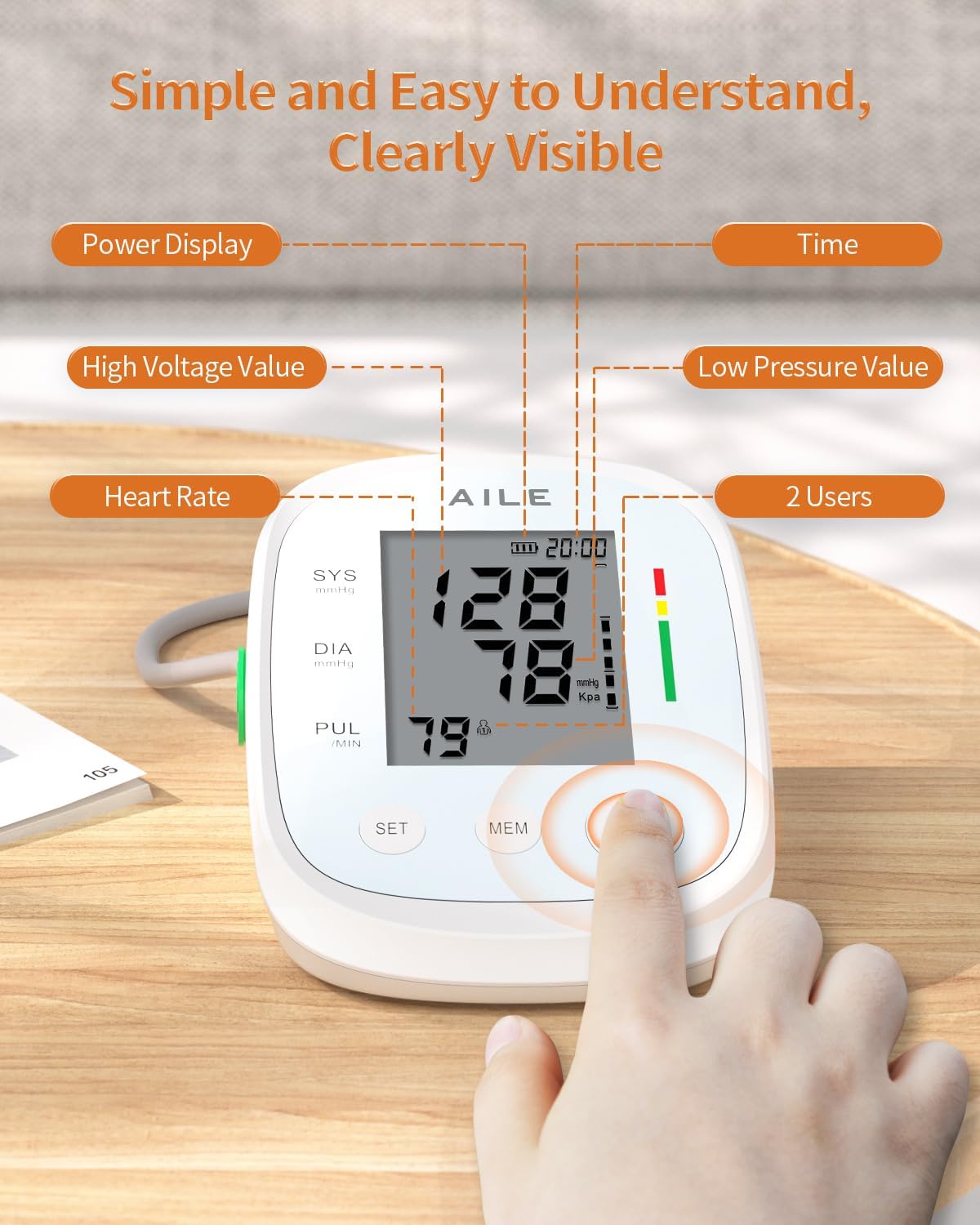 AILE Blood Pressure Monitor