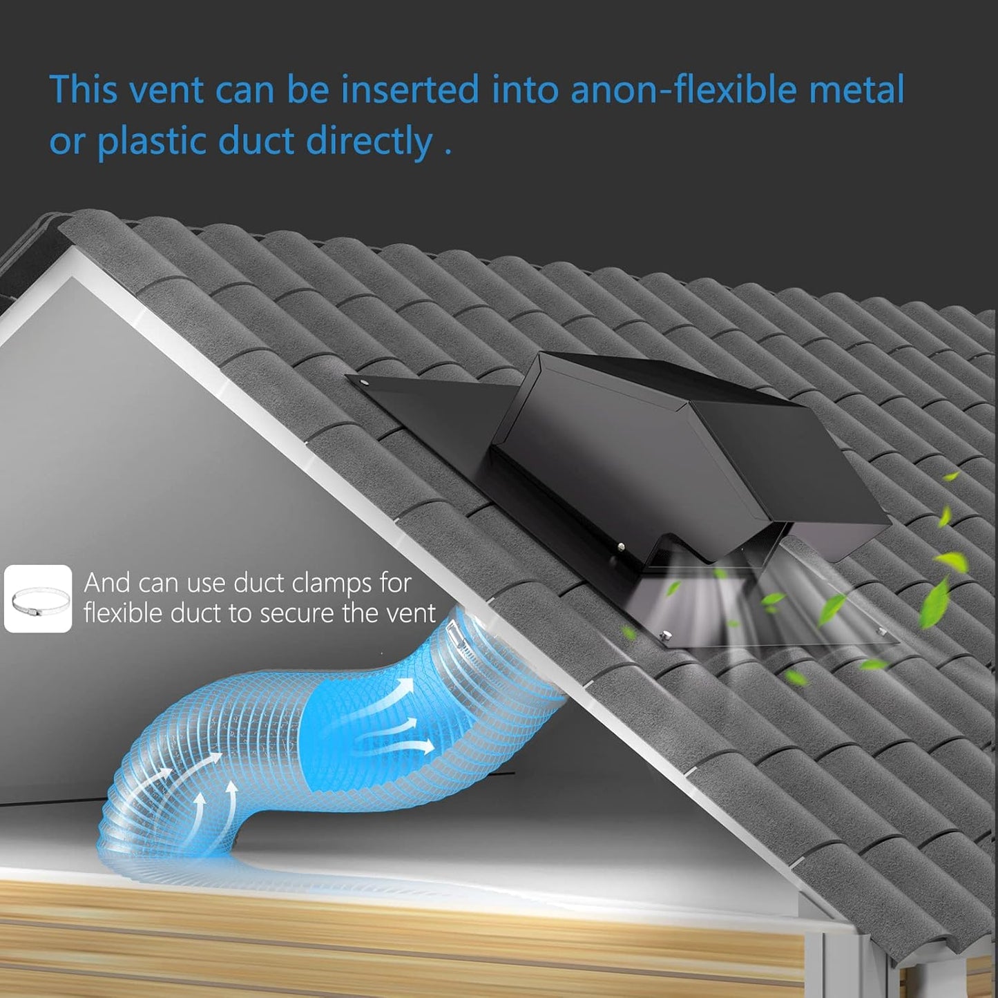 Hon&Guan 6 Inch Removable Roof Vents