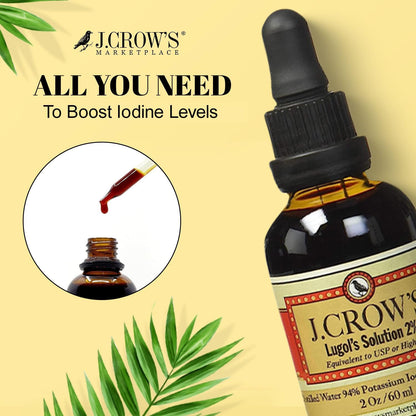 J.CROW’S Lugol's Iodine 2%
