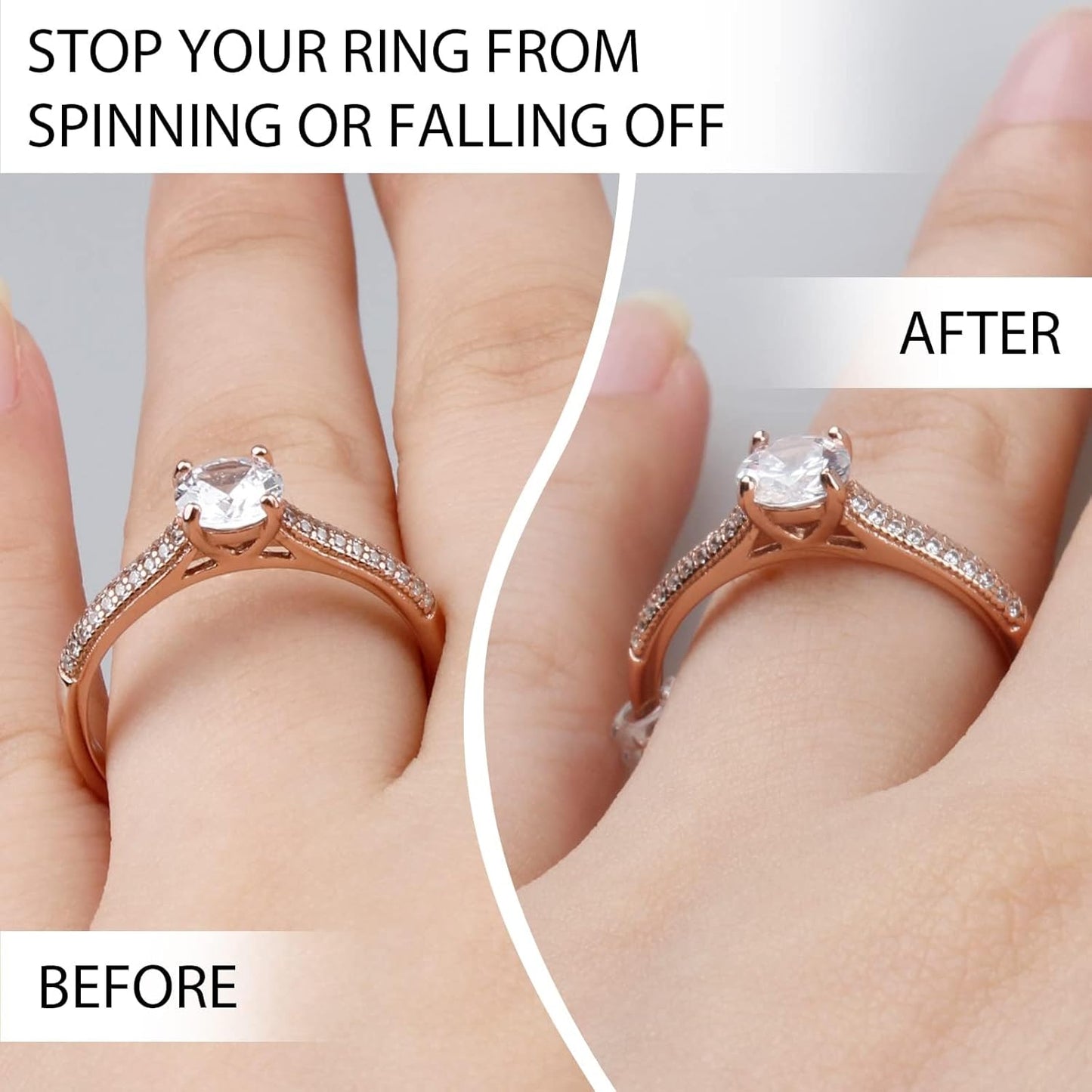 Ring Size Adjuster for Loose Rings