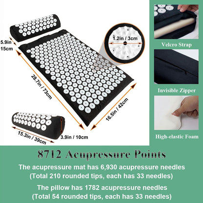 XiaoMaGe Acupressure Mat Set