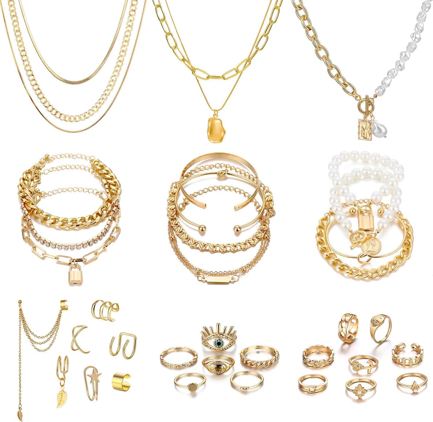  Gold Plated Jewelry Set 