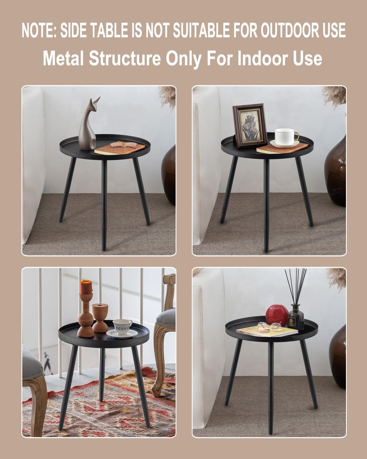 AOJEZOR Side Table 
