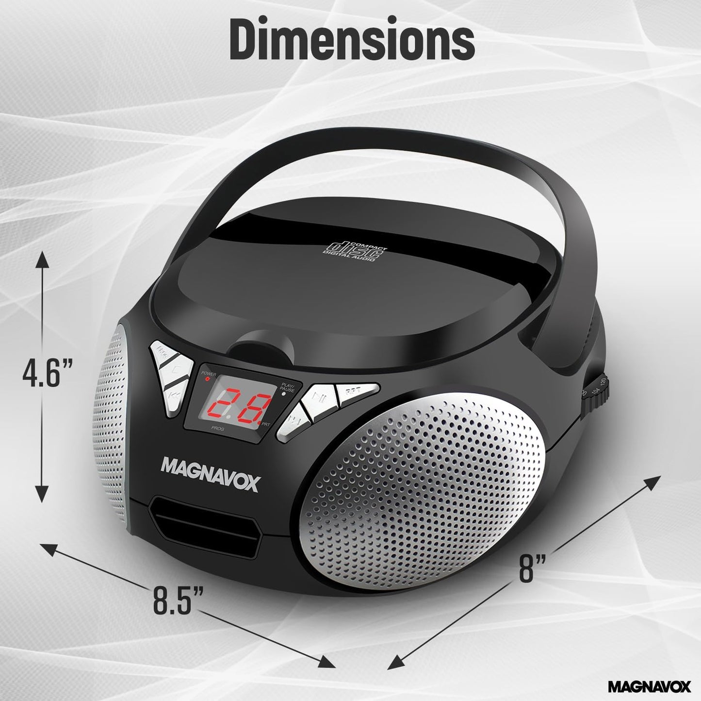 Magnavox MD6924 CD Boombox