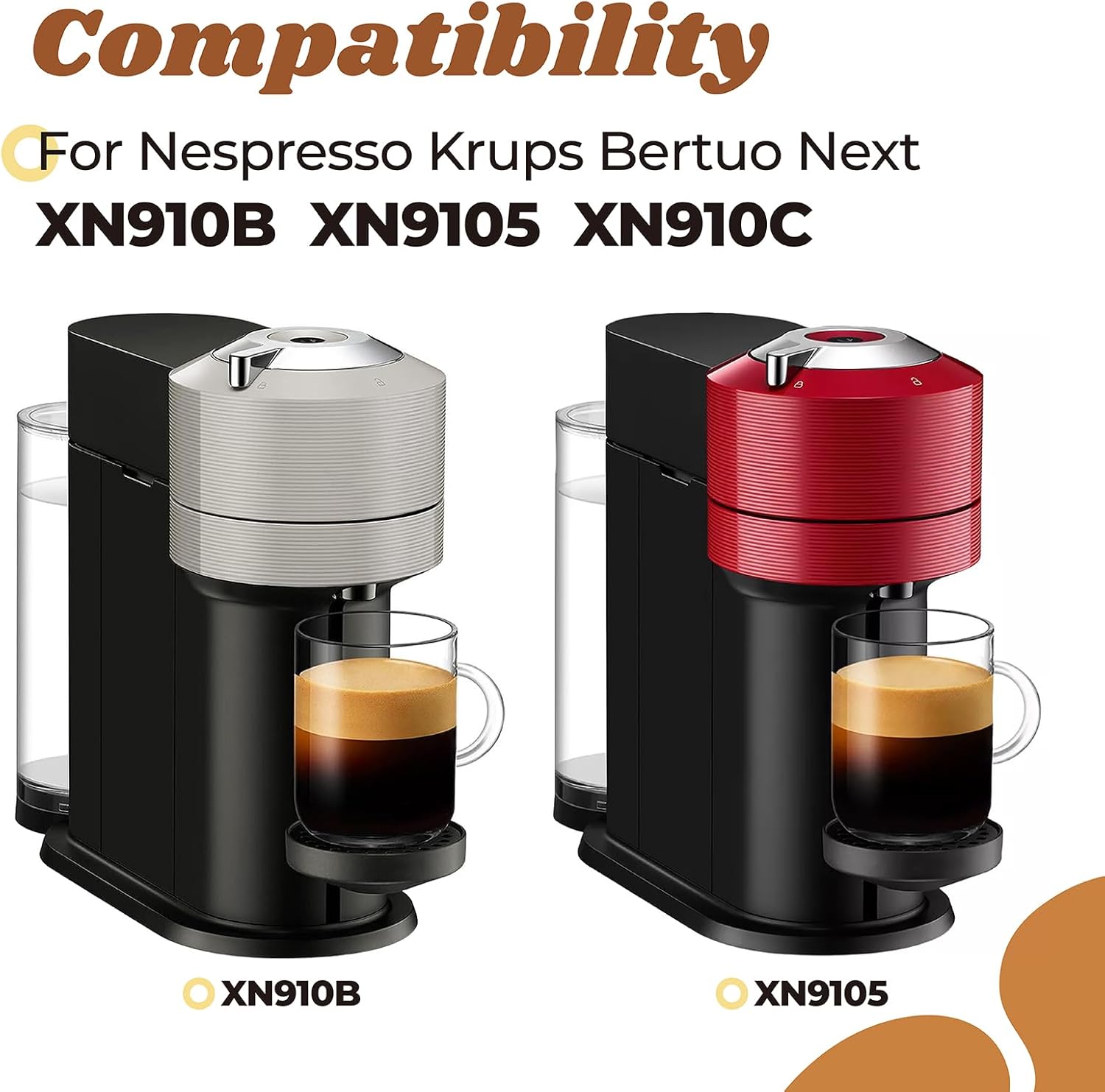 Nespresso Vertuo water tank lid replacement

