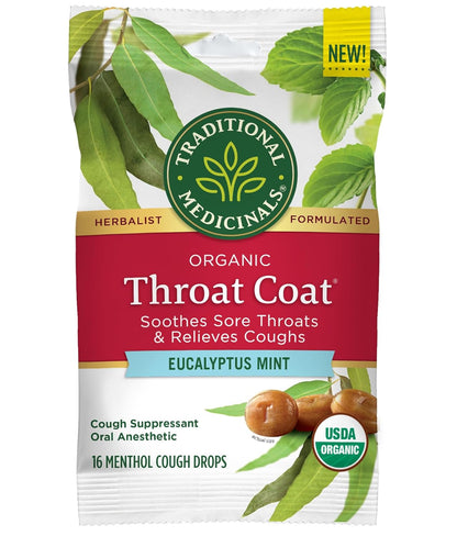 Throat Coat Lemon Ginger Lozenges 