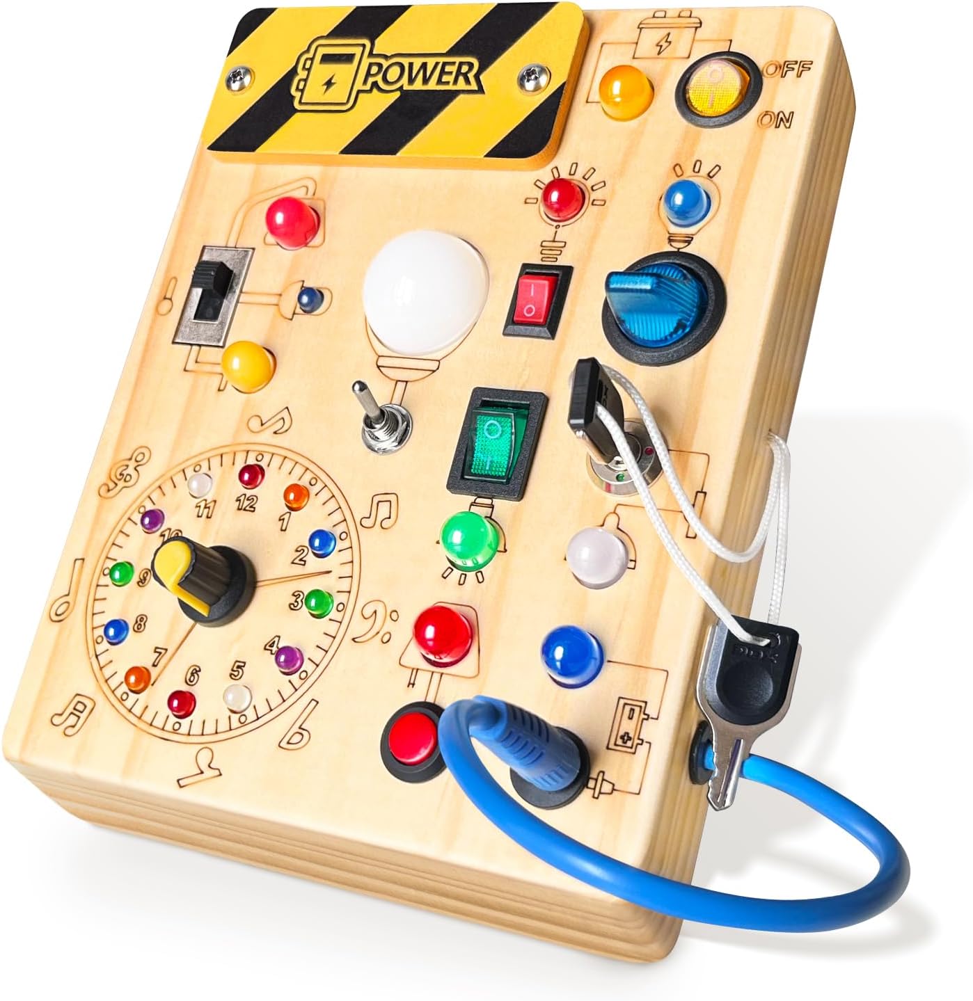 Busy Board Montessori Toy for Toddlers