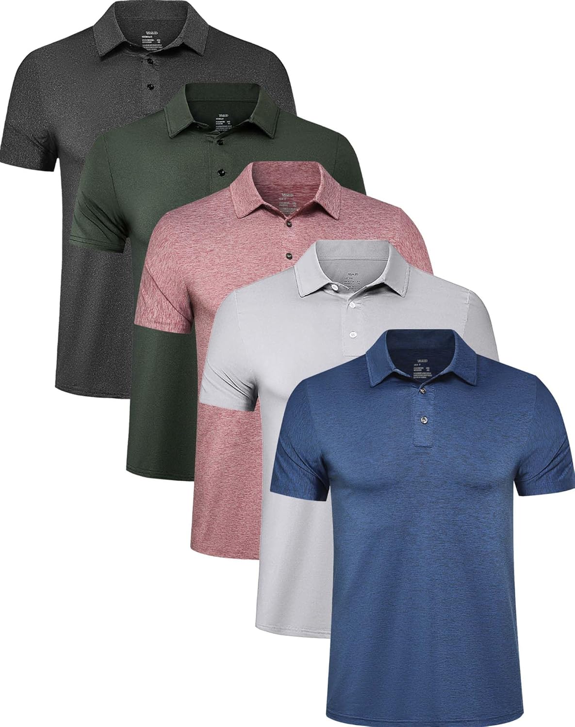 ELALEO Men's Polo Shirts 