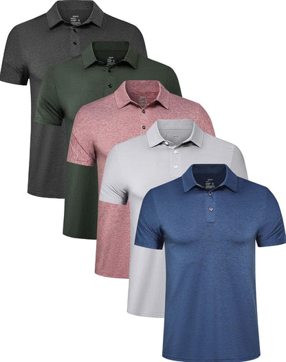 ELALEO Men's Polo Shirts 