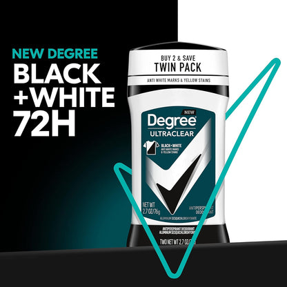Degree Men Deodorant Black+White 