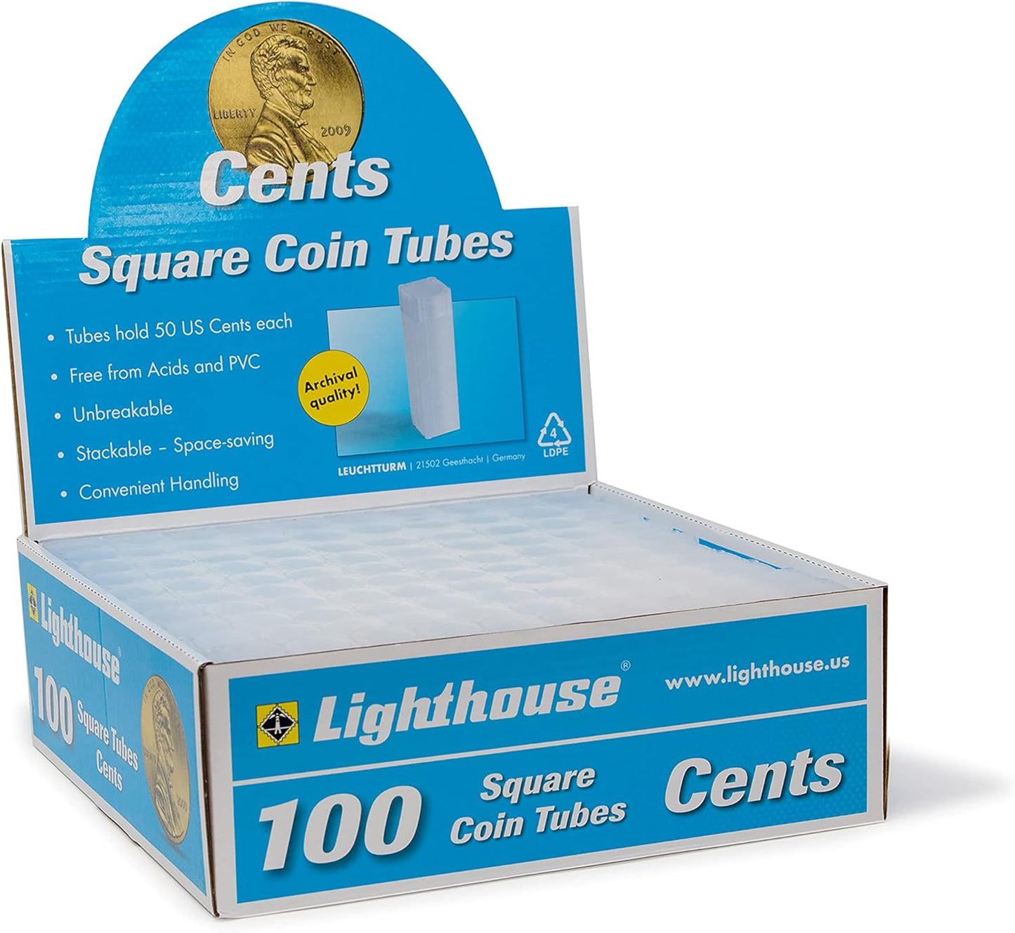 Lighthouse Coin Tubes