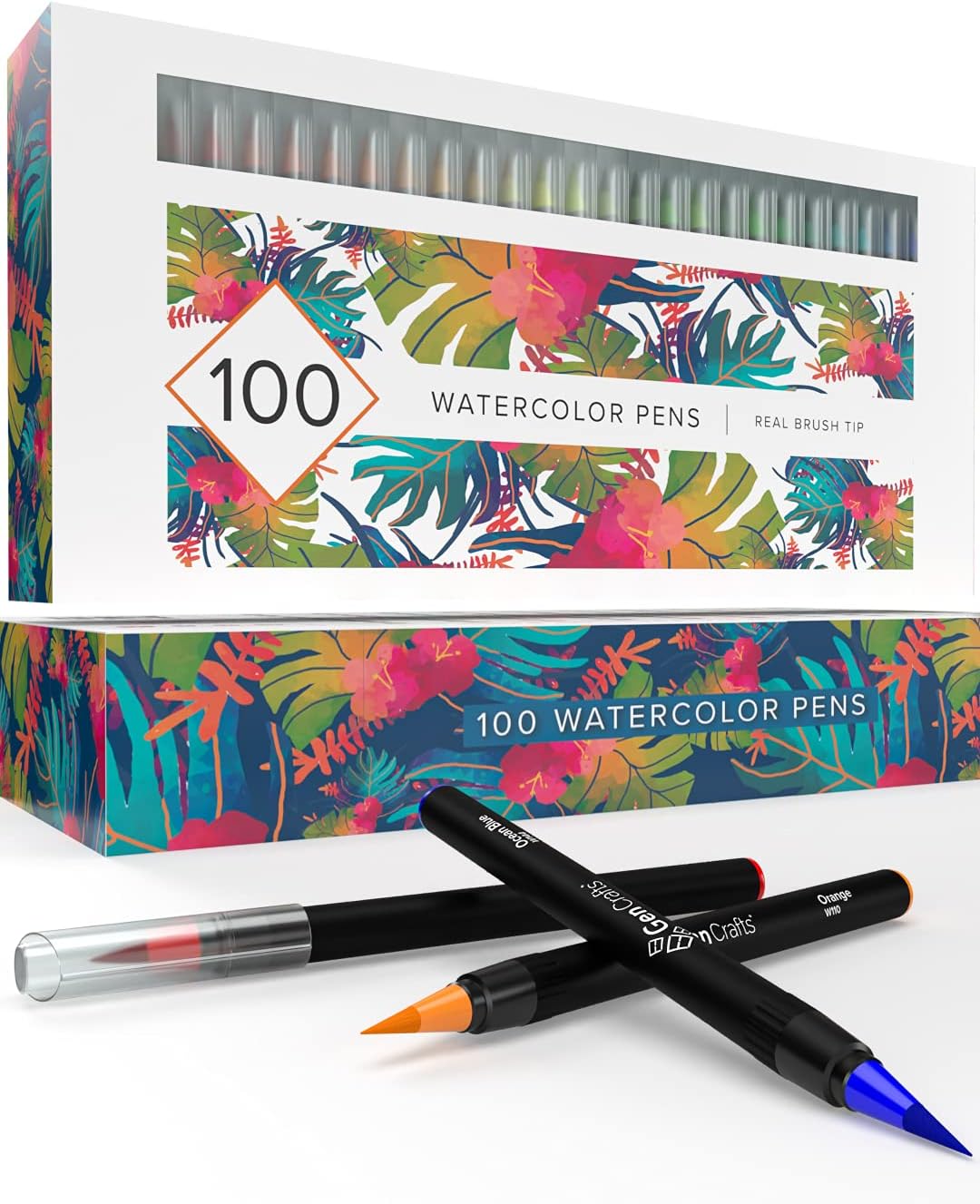 GenCrafts watercolor brush pens set 20