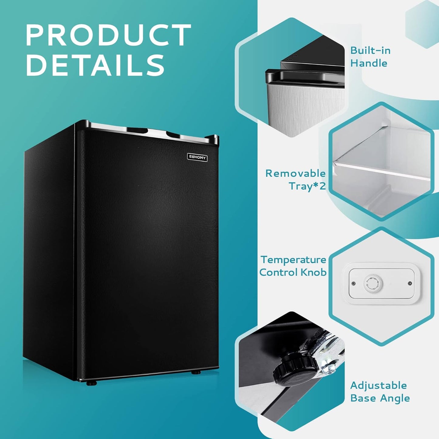 Euhomy 3.0 Cu Ft Upright Freezer