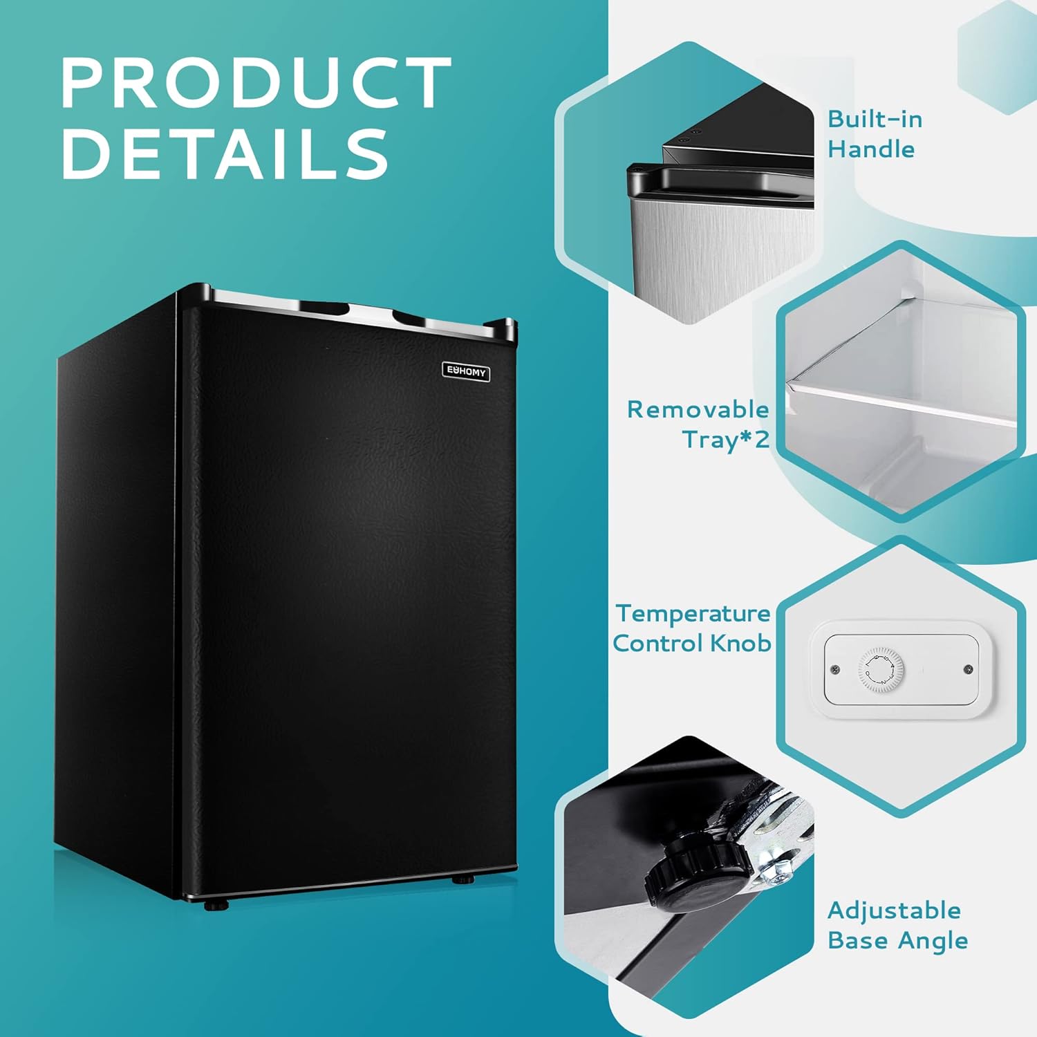 Euhomy 3.0 Cu Ft Upright Freezer