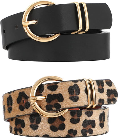 VONMELLI Women's Leather Belts