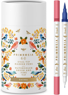 Watercolor Brush and Fine Tip Pens