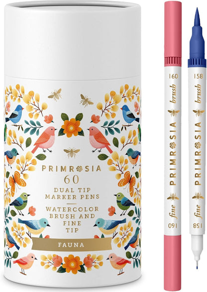 Watercolor Brush and Fine Tip Pens