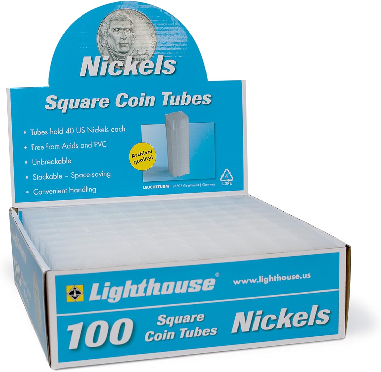 Lighthouse Coin Tubes