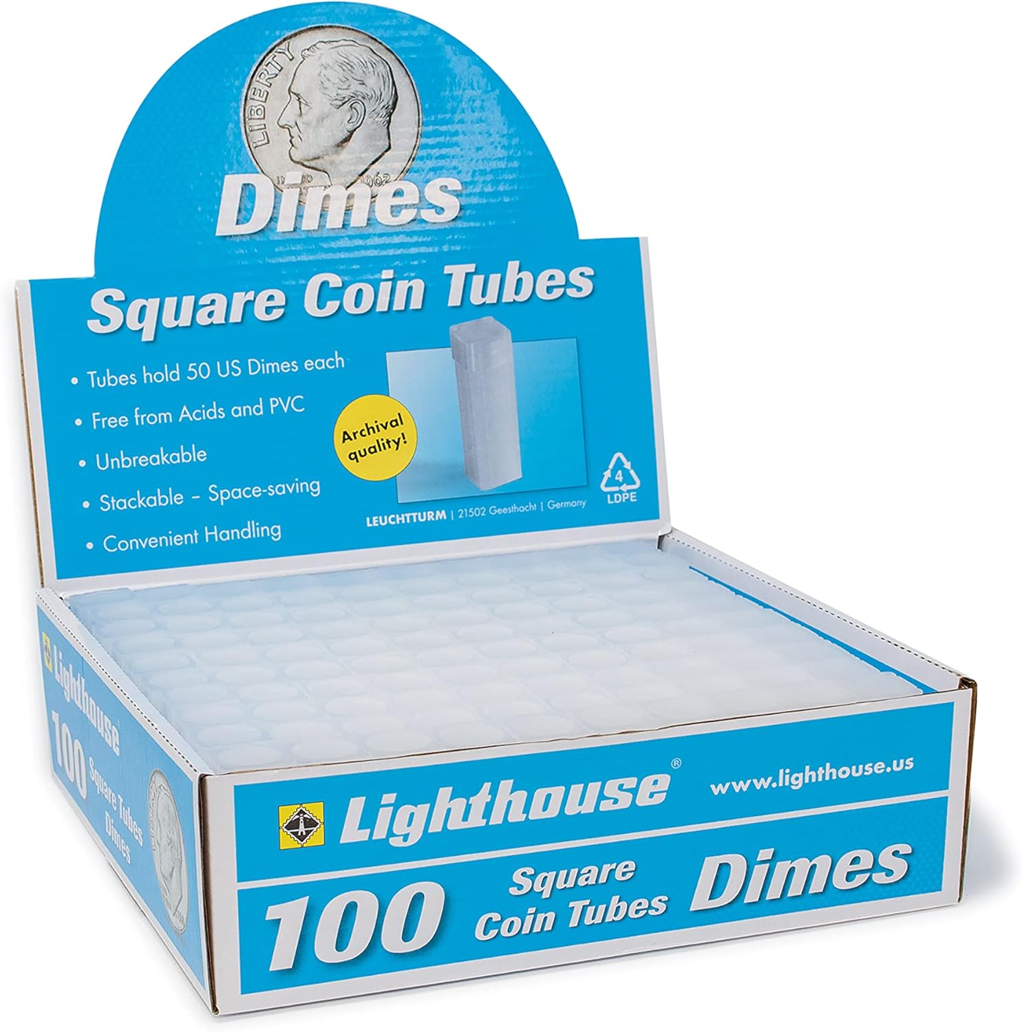 Lighthouse Coin Tubes