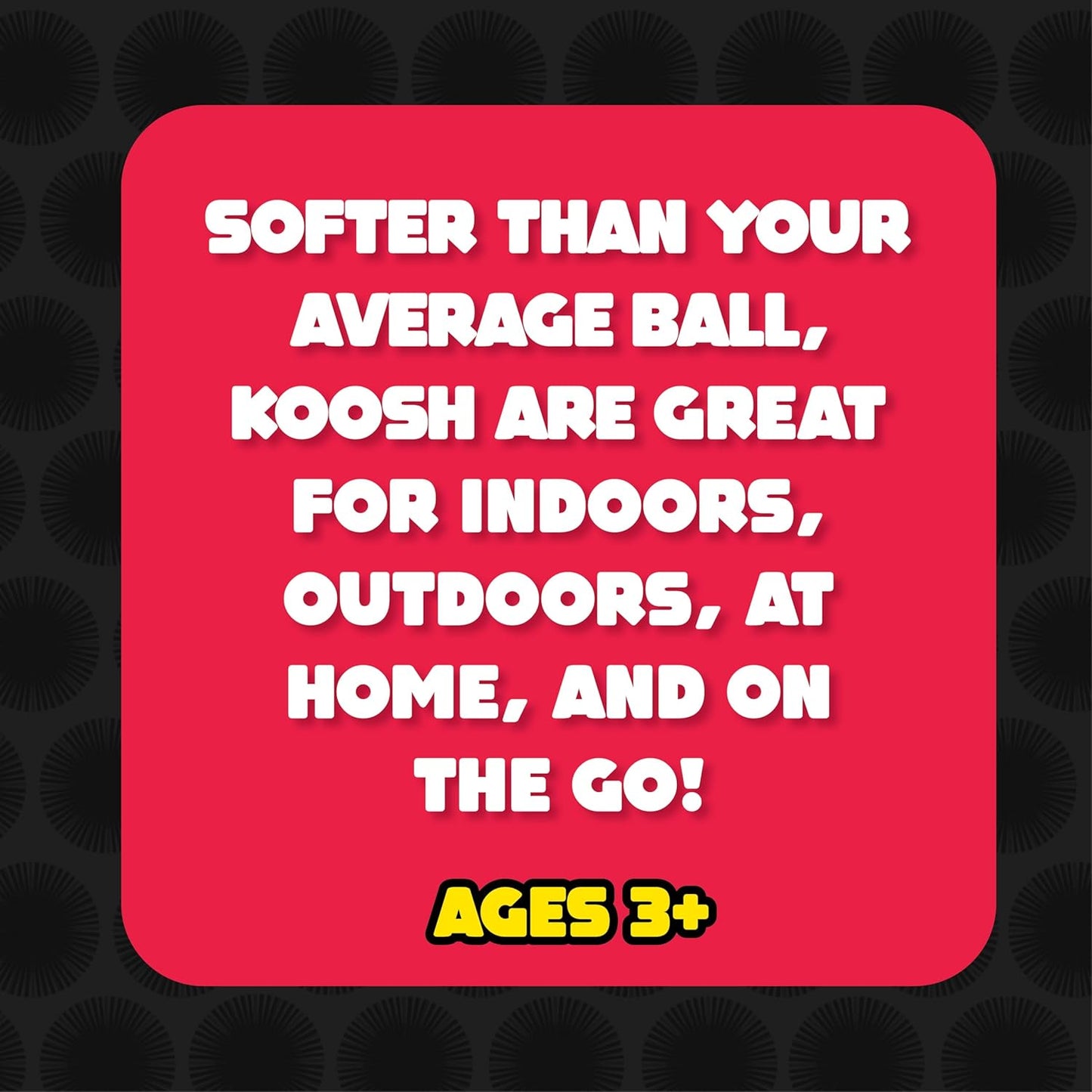 Koosh Balls 3" – 3 Pack for Kids’