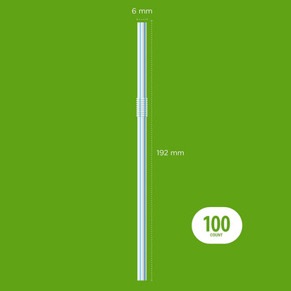  plastic straws 