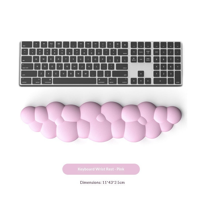 Anti-Slip Cloud Wrist Rest Mouse Pad For The Office