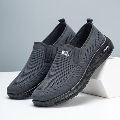 Old Beijing Cloth Shoes Mens Springautumn Slip-on Shoes