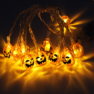 LED Pumpkin String Lights for Halloween Decor