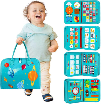 Toddler Montessori busy board sensory toy
