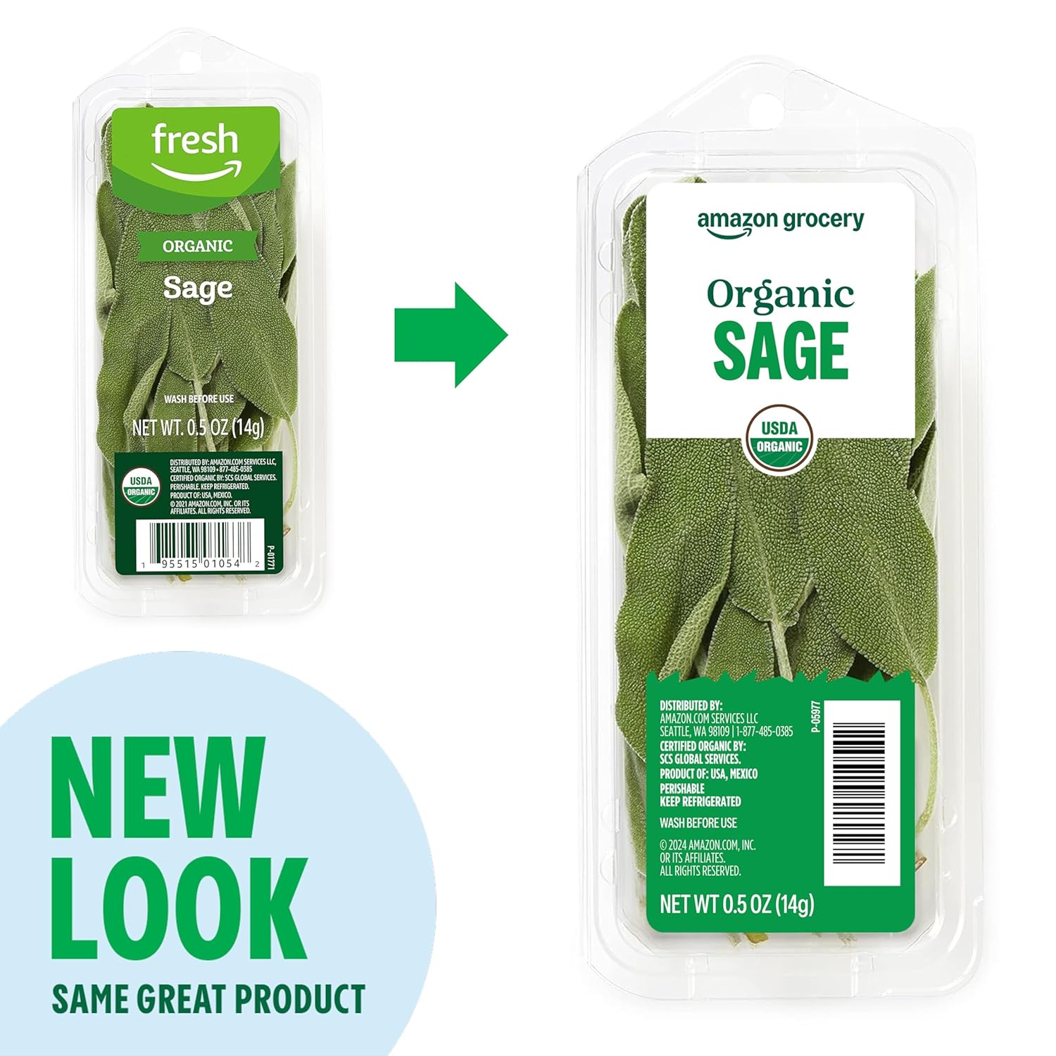 Organic Sage 0.5 Oz 