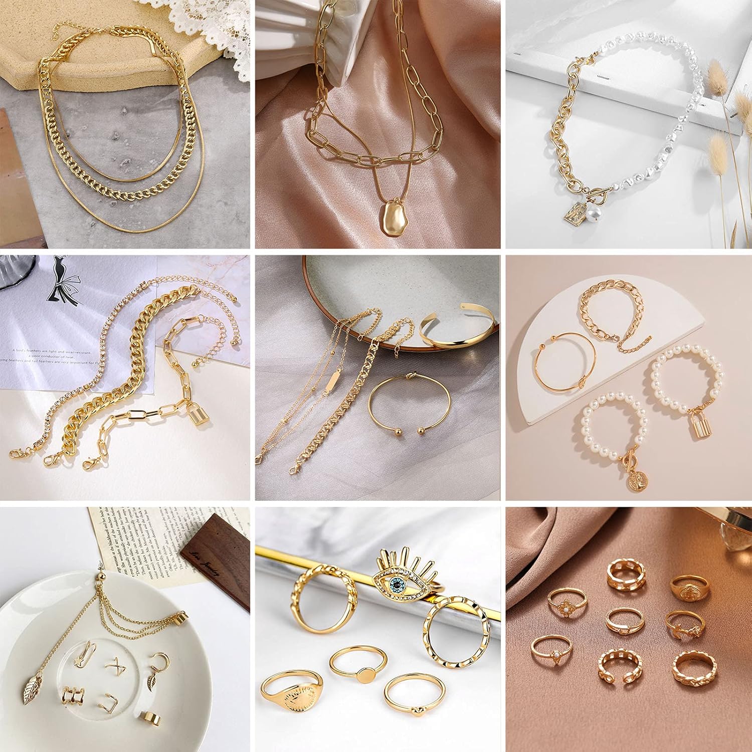  Gold Plated Jewelry Set 