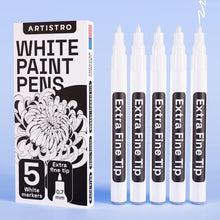 White Paint Pen for Rock Painting