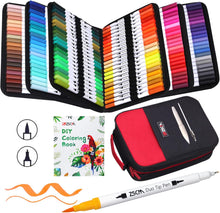 ZSCM dual tip brush markers set