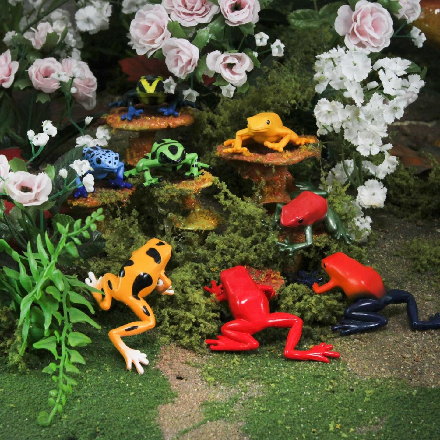 Safari Ltd. Poison Dart Frog Figurines - Realistic Dart Frog Toys