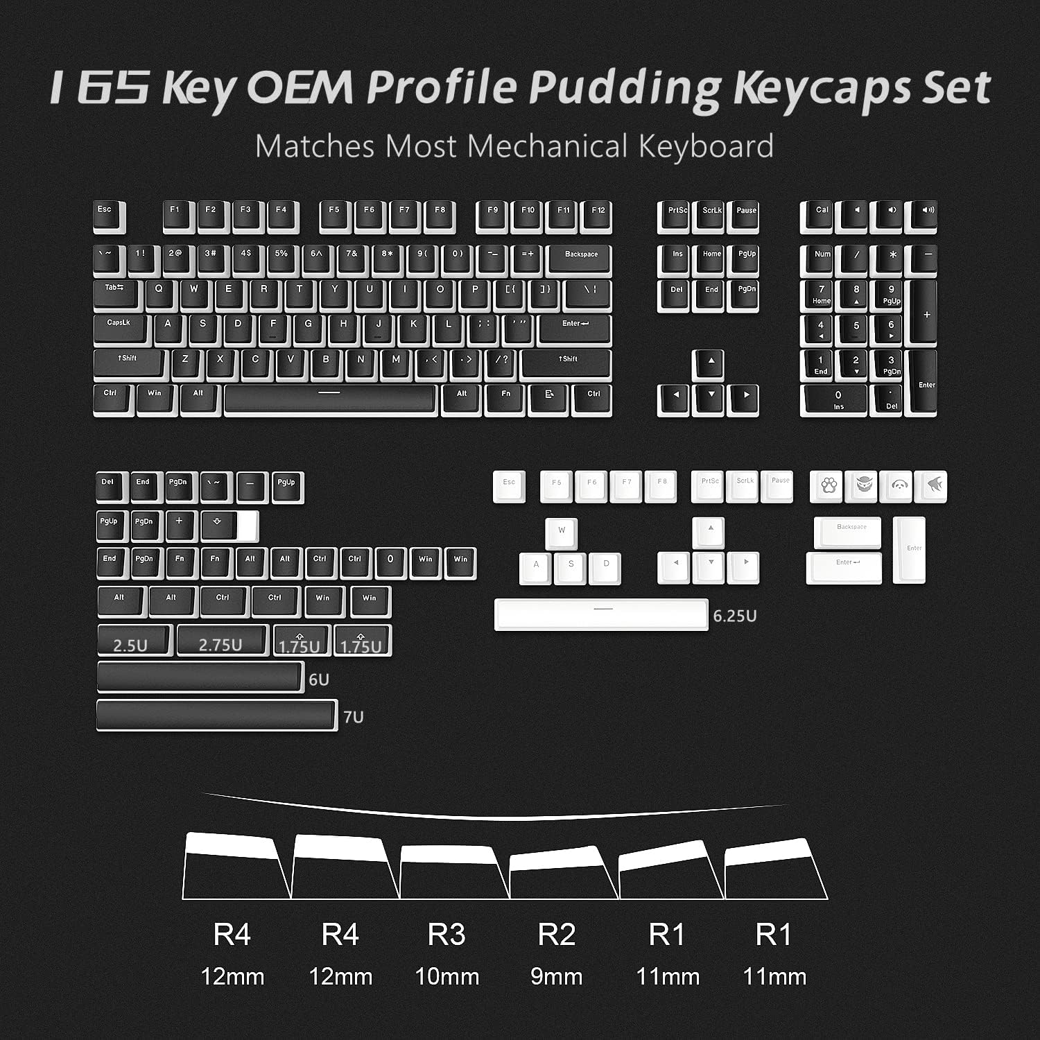 Womier Pudding Keycaps