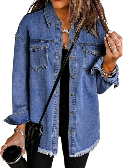 Vetinee Oversized Shacket 