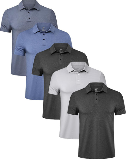 ELALEO Men's Polo Shirts 