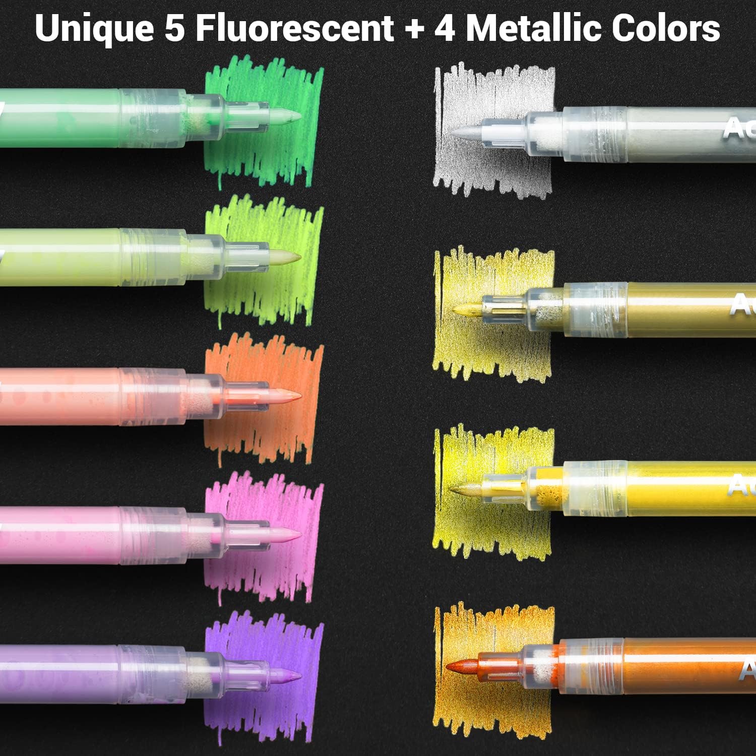 Ohuhu acrylic paint markers 40 colors