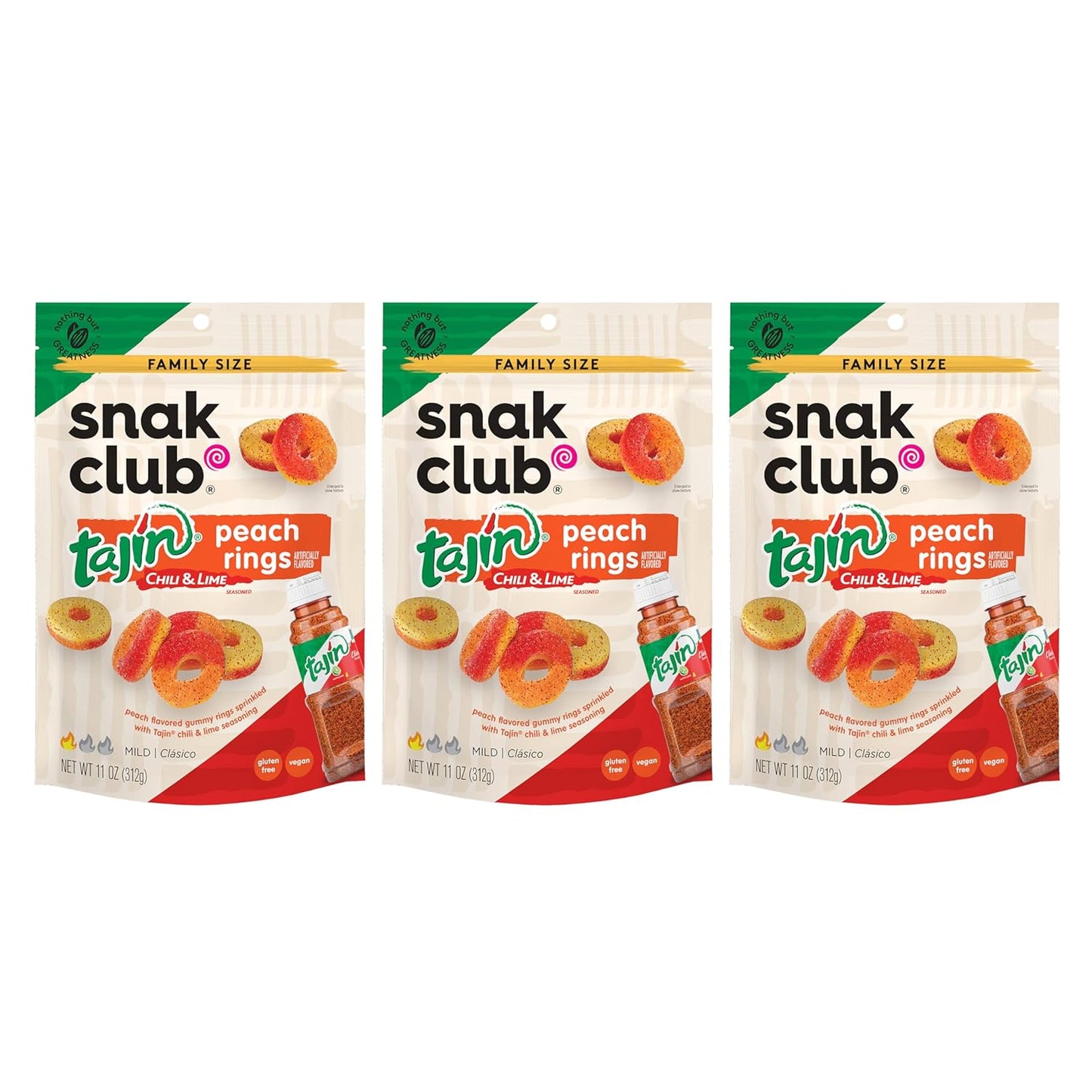 Snak Club Tajin Watermelon Rings 