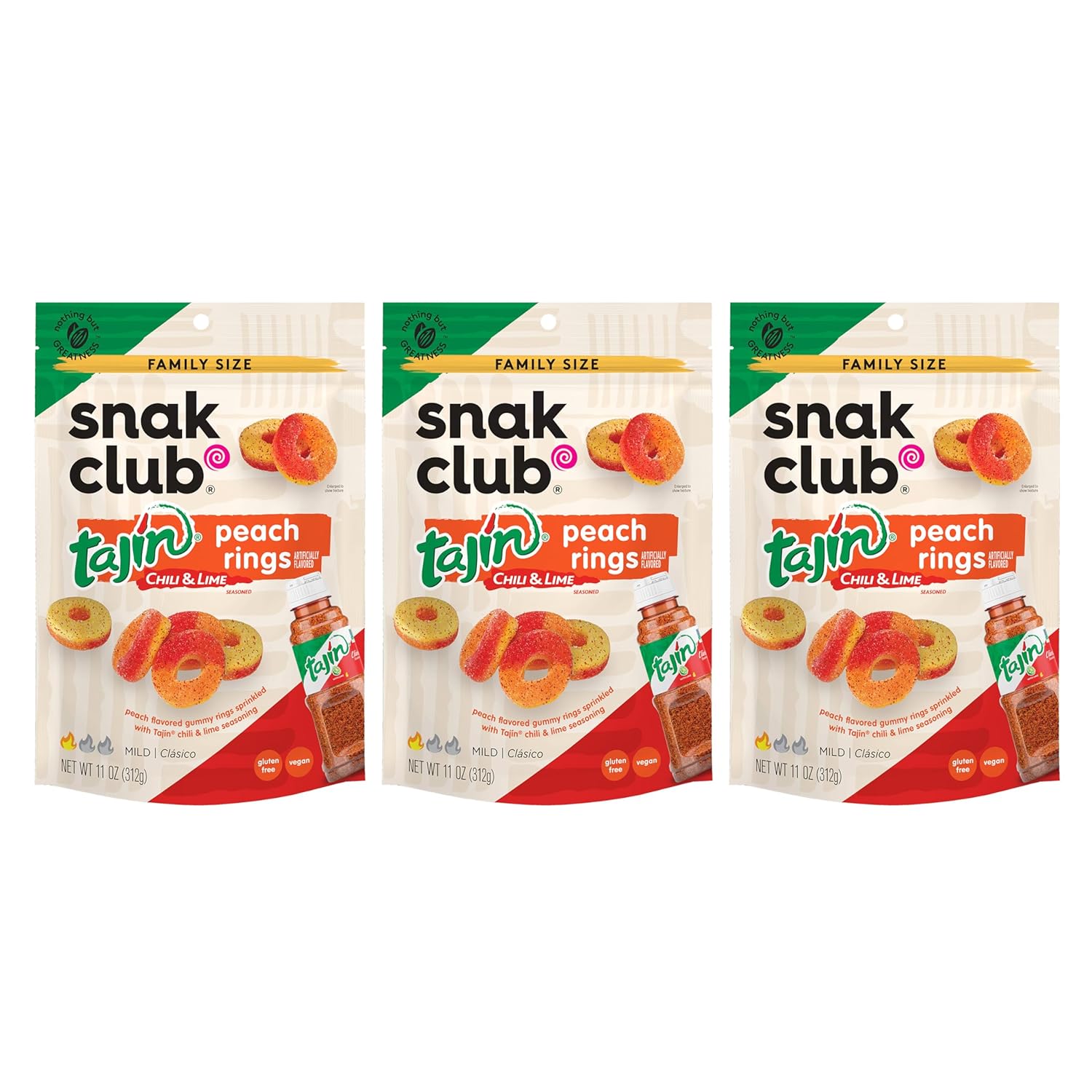 Snak Club Tajin Watermelon Rings 