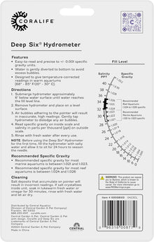 Coralife Deep Six Hydrometer 