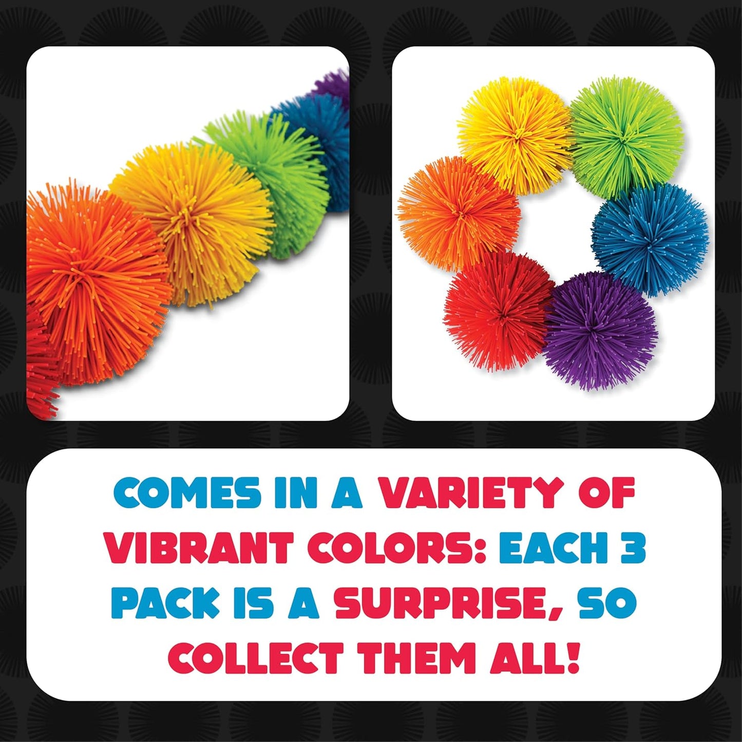 Koosh Balls 3" – 3 Pack for Kids’