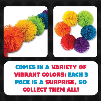 Koosh Balls 3" – 3 Pack for Kids’
