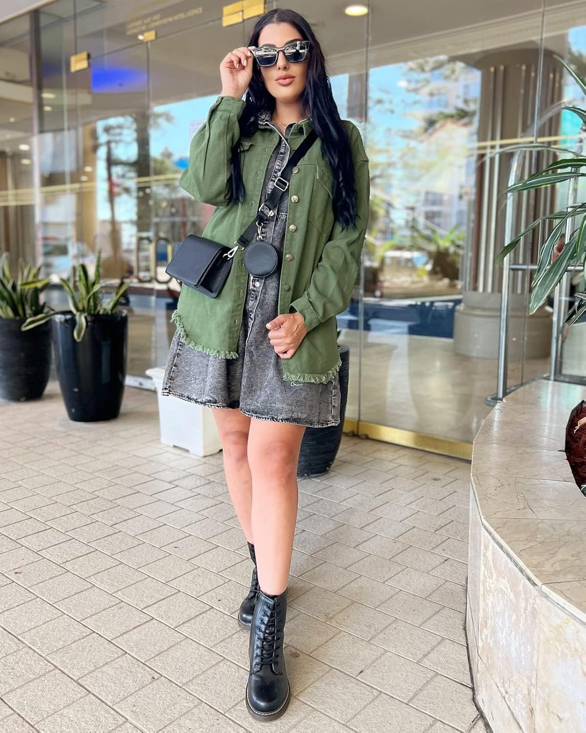 Vetinee Oversized Shacket 