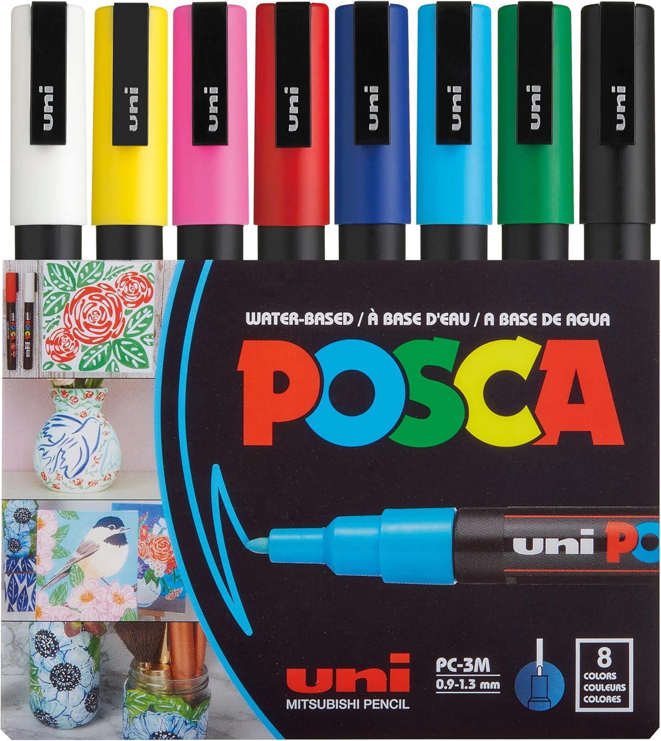 Uni POSCA paint markers 8 pack